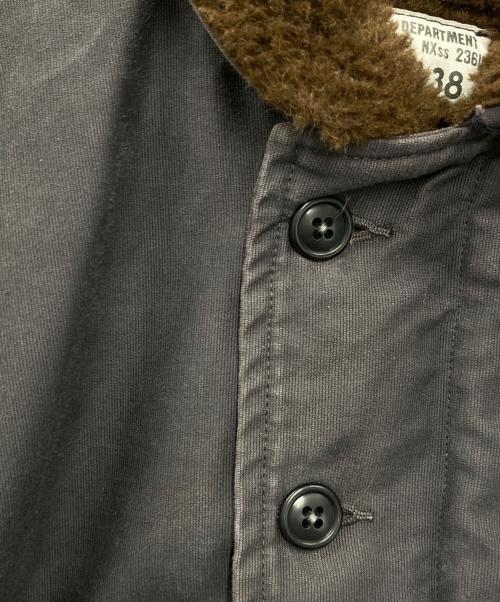 THE REAL McCOY'S（ザ・リアルマッコイズ）THE REAL McCOY'S (ザ・リアルマッコイズ) ［古着］N-1 デッキ ジャケット ネイビー サイズ:38の古着・服飾アイテム