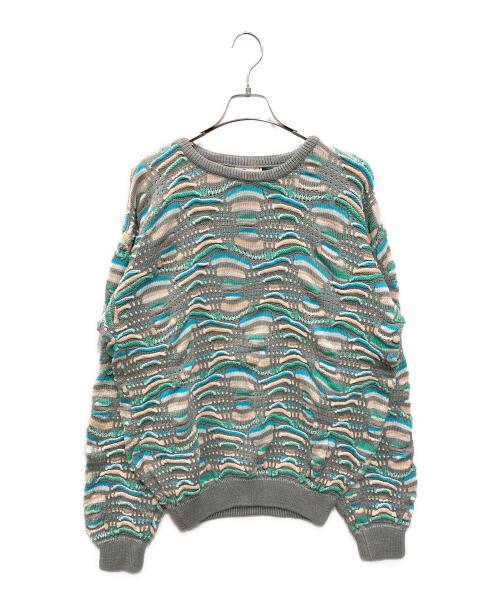 Coogi（クージー）Coogi (クージー) ［古着］3Dニット マルチカラー サイズ:Lの古着・服飾アイテム
