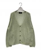 ）の古着「Crochet cardigan」｜グリーン