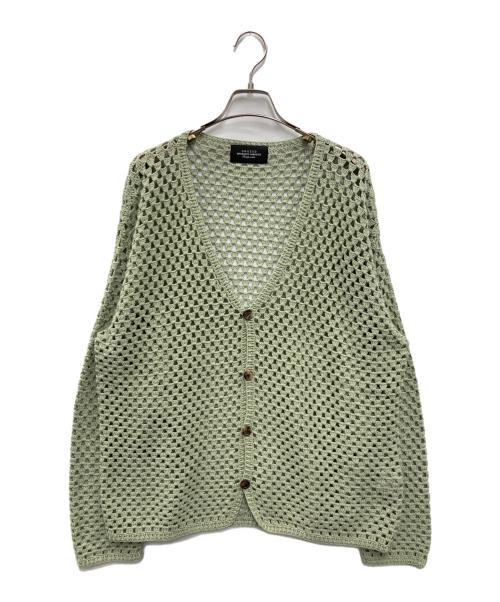 UNUSED（アンユーズド）UNUSED (アンユーズド) Crochet cardigan グリーン サイズ:2の古着・服飾アイテム
