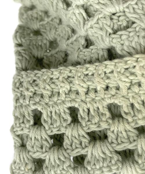 UNUSED（アンユーズド）UNUSED (アンユーズド) Crochet cardigan グリーン サイズ:2の古着・服飾アイテム