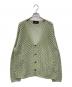 UNUSED（アンユーズド）の古着「Crochet cardigan」｜グリーン