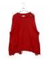 KAMIYA（カミヤ）の古着「Distressed Knit Pullover」｜レッド