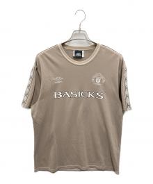 UMBRO×BASICKS（アンブロ×ベイシックス）の古着「Uniform T-shirt」｜グレー