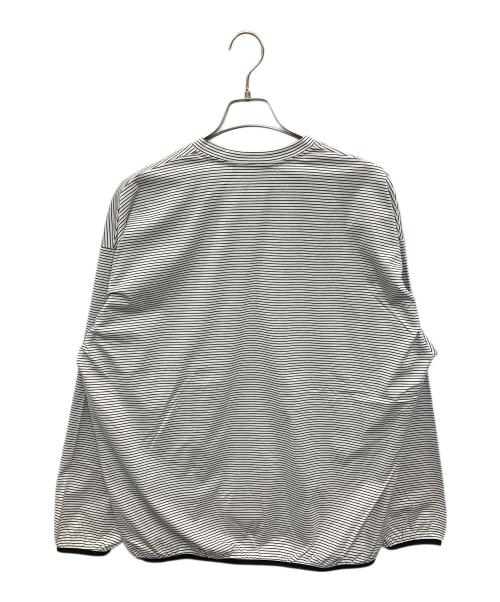 RAJABROOKE（ラジャブルック）rajabrooke (ラジャブルック) ボーダーカットソー ホワイト サイズ:Lの古着・服飾アイテム