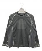C.Eシーイー）の古着「MESH RAGLAN COLOUR LONG SLEEVE T」｜グレー