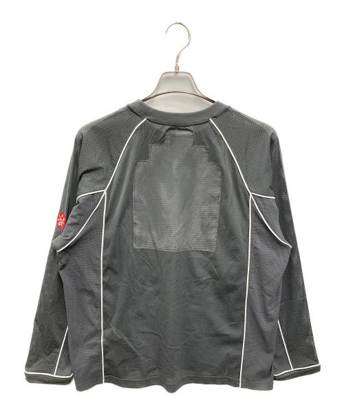 C.E（シーイー）C.E (シーイー) MESH RAGLAN COLOUR LONG SLEEVE T グレー サイズ:Mの古着・服飾アイテム