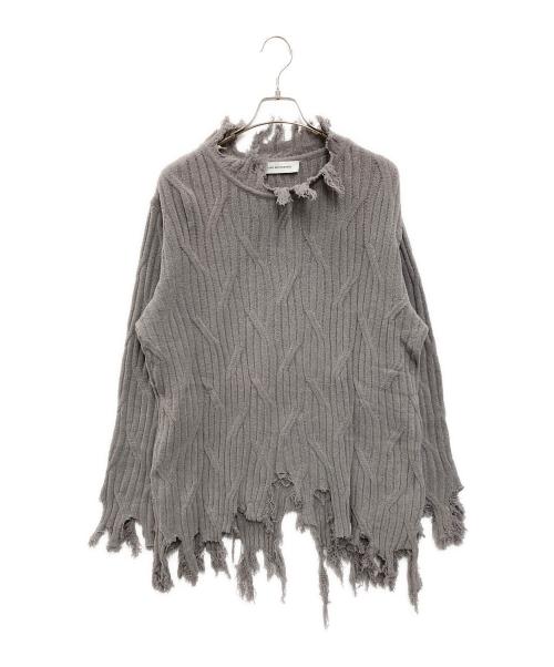 KIKO KOSTADINOV（キコ・コスタディノフ）Kiko Kostadinov (キコ・コスタディノフ) CEDIT KNIT グレー サイズ:48の古着・服飾アイテム