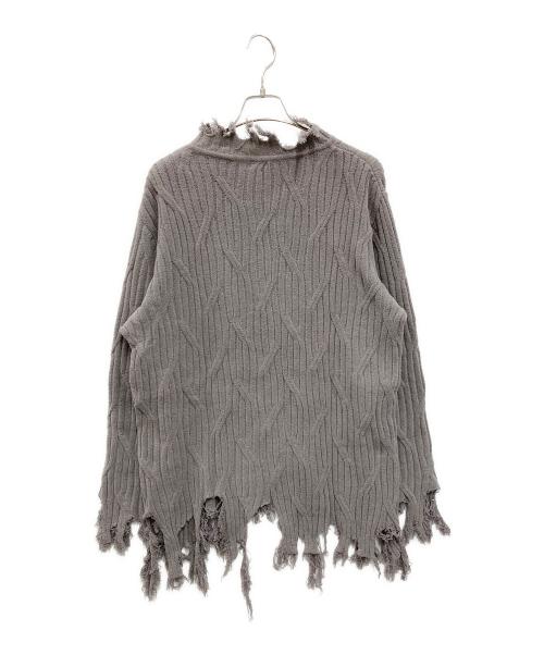 KIKO KOSTADINOV（キコ・コスタディノフ）Kiko Kostadinov (キコ・コスタディノフ) CEDIT KNIT グレー サイズ:48の古着・服飾アイテム