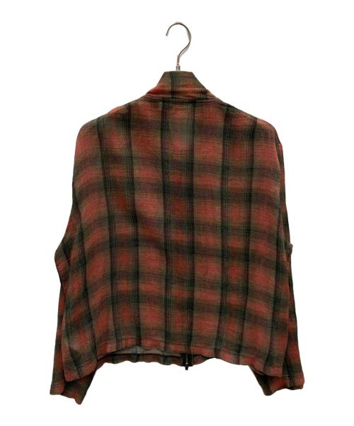 OUR LEGACY（アワーレガシー）OUR LEGACY (アワーレガシー) SHRUNKEN FULLZIP POLO ピンク サイズ:46の古着・服飾アイテム