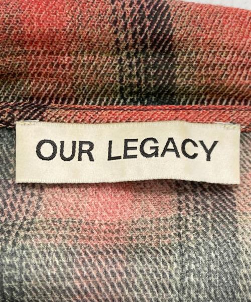 OUR LEGACY（アワーレガシー）OUR LEGACY (アワーレガシー) SHRUNKEN FULLZIP POLO ピンク サイズ:46の古着・服飾アイテム