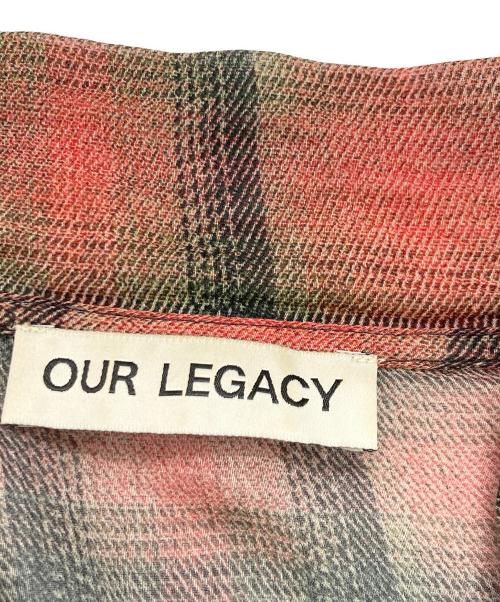 OUR LEGACY（アワーレガシー）OUR LEGACY (アワーレガシー) SHRUNKEN FULLZIP POLO ピンク サイズ:46の古着・服飾アイテム