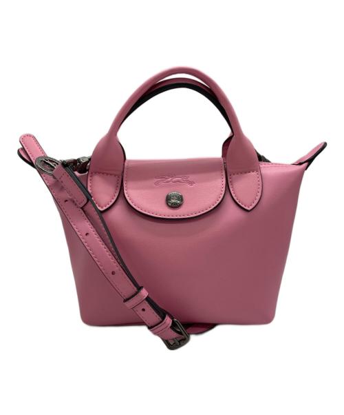 LONGCHAMP（ロンシャン）LONGCHAMP (ロンシャン) ル プリアージュ エクストラ XS ショルダーバッグ ピンクの古着・服飾アイテム