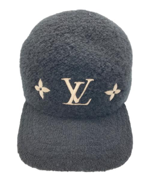 LOUIS VUITTON（ルイ ヴィトン）LOUIS VUITTON (ルイ ヴィトン) キャップ・ウールグラム ブラックの古着・服飾アイテム