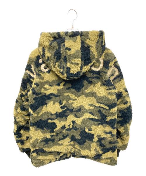 VANSON（バンソン）VANSON (バンソン) 迷彩柄ボアリバーシブルボアジャケット カーキ×ブラック サイズ:Sの古着・服飾アイテム