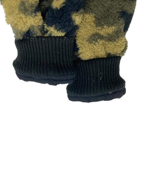 VANSON（バンソン）VANSON (バンソン) 迷彩柄ボアリバーシブルボアジャケット カーキ×ブラック サイズ:Sの古着・服飾アイテム