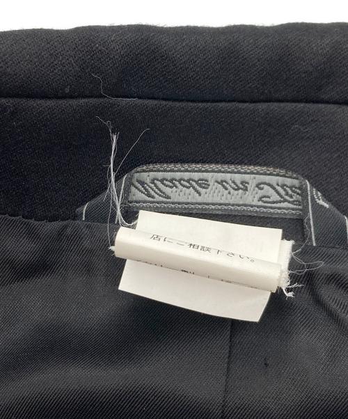 GIANNI VERSACE（ジャンニ・ヴェルサーチ）GIANNI VERSACE (ジャンニ・ヴェルサーチ) ［古着］ウールチェックテーラードジャケット ブラック×アイボリー サイズ:4の古着・服飾アイテム