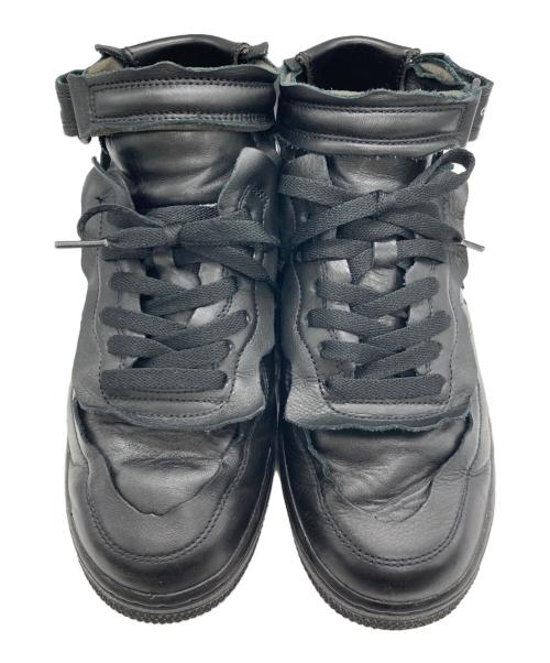NIKE（ナイキ）NIKE (ナイキ) COMME des GARCONS (コムデギャルソン) AIR FORCE1 MID ブラック サイズ:25cmの古着・服飾アイテム