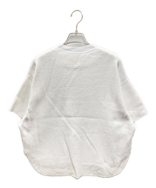BLAMINK（ブラミンク）BLAMINK (ブラミンク) M.SUMMER ワッフルショートスリーブ ホワイト サイズ:36の古着・服飾アイテム