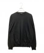 PRADAプラダ）の古着「ハイゲージクルーネックニット」｜ブラック