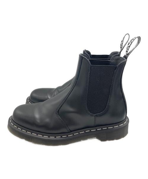 Dr.Martens（ドクターマーチン）Dr.Martens (ドクターマーチン) 2976 ホワイトステッチ チェルシーブーツ ブラック サイズ:UK7の古着・服飾アイテム