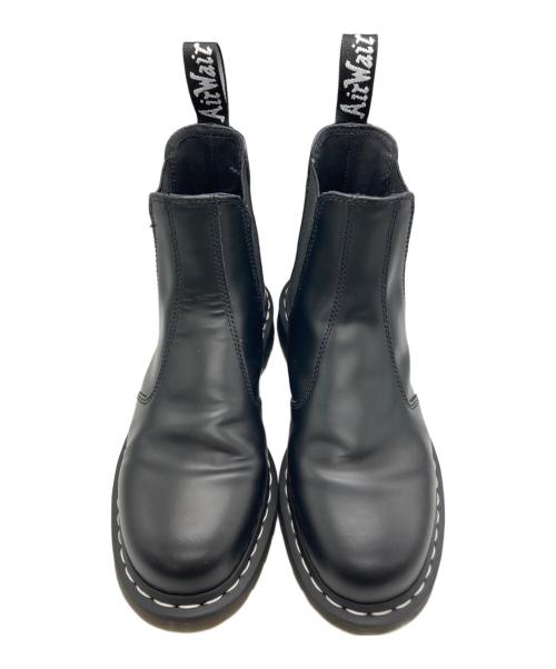 Dr.Martens（ドクターマーチン）Dr.Martens (ドクターマーチン) 2976 ホワイトステッチ チェルシーブーツ ブラック サイズ:UK7の古着・服飾アイテム