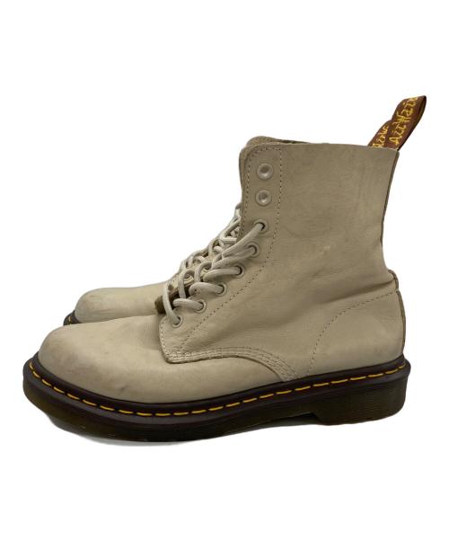Dr.Martens（ドクターマーチン）Dr.Martens (ドクターマーチン) 1460 PASCAL 8ホールブーツ ベージュ サイズ:UK6の古着・服飾アイテム