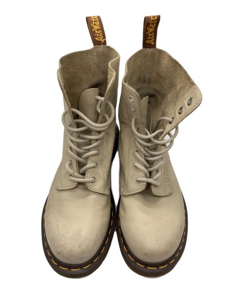 Dr.Martens（ドクターマーチン）Dr.Martens (ドクターマーチン) 1460 PASCAL 8ホールブーツ ベージュ サイズ:UK6の古着・服飾アイテム