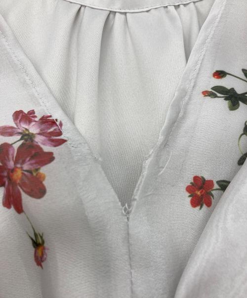Snidel（スナイデル）Snidel (スナイデル) Sustainableフラワーモチーフワンピース×ボレロセット グレー サイズ:SIZE　0の古着・服飾アイテム
