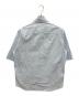 AURALEE (オーラリー) SUVIN HIGH COUNT CLOTH STRIPE HALF SLEEVED SHIRT ブルー サイズ:3：20000円