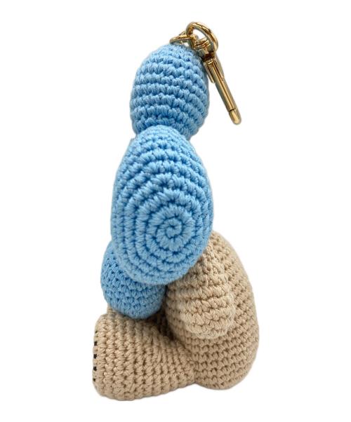 LOUIS VUITTON（ルイ ヴィトン）LOUIS VUITTON (ルイ ヴィトン) バッグチャーム・マイ・ヴィヴィエンヌ クロシェ ベージュ×ブルーの古着・服飾アイテム