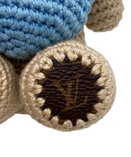 LOUIS VUITTON（ルイ ヴィトン）LOUIS VUITTON (ルイ ヴィトン) バッグチャーム・マイ・ヴィヴィエンヌ クロシェ ベージュ×ブルーの古着・服飾アイテム