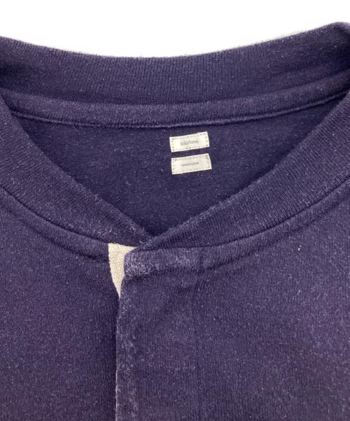 BLURHMS（ブラームス）blurhms (ブラームス) BEAUTY&YOUTH (ビューティーアンドユース) 別注ヘンリネックスウェット ネイビー サイズ:3の古着・服飾アイテム