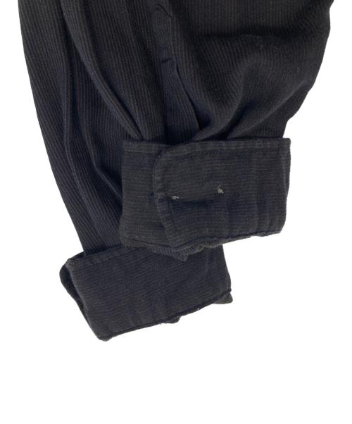 STEVEN ALAN（スティーブンアラン）STEVEN ALAN (スティーブンアラン) ドレープ コードレーン レギュラーカラー シャツ ブラック サイズ:Lの古着・服飾アイテム