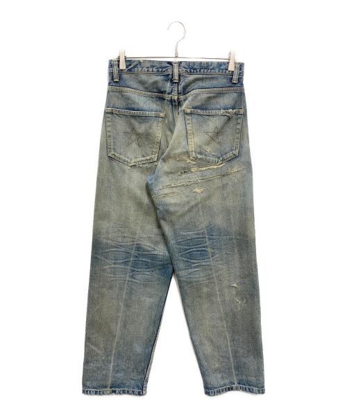 NEXUSVII（ネクサスセブン）NEXUSVII (ネクサスセブン) DAMAGED LOOSE DENIM PANTS インディゴ サイズ:44の古着・服飾アイテム