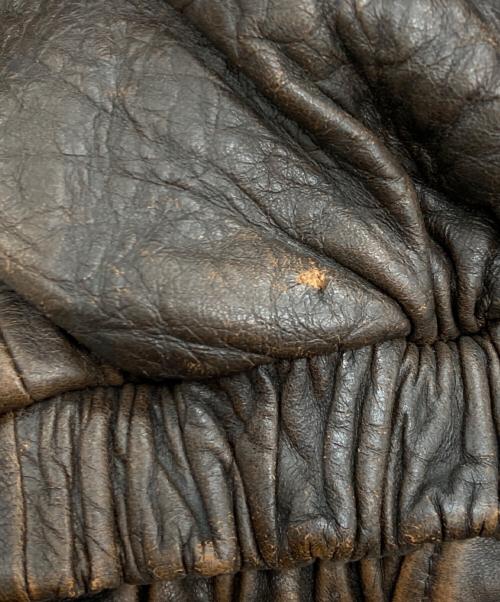 HARLEY-DAVIDSON（ハーレーダビッドソン）HARLEY-DAVIDSON (ハーレーダビッドソン) ［古着］ラムレザーフライトジャケット ブラウン サイズ:38の古着・服飾アイテム