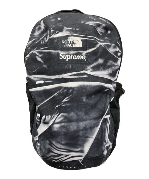 SUPREME（シュプリーム）Supreme (シュプリーム) THE NORTH FACE (ザ ノース フェイス) Trompe Loeil Printed Borealis Backpack ブラックの古着・服飾アイテム