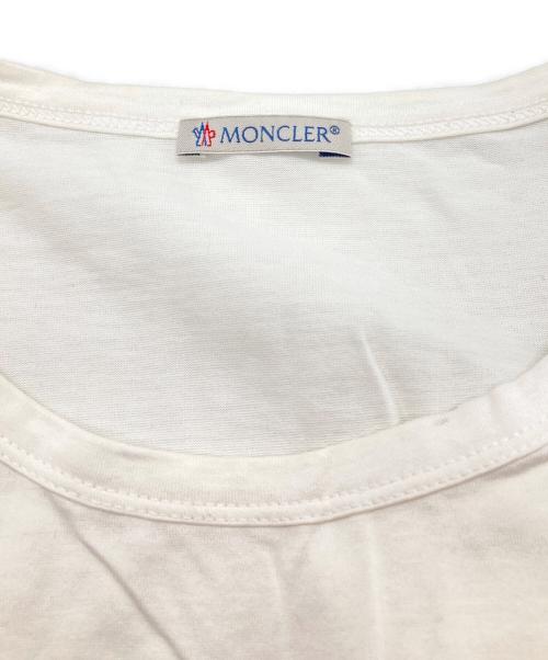 MONCLER（モンクレール）MONCLER (モンクレール) MAGLIA T-SHIRT ホワイト サイズ:XSの古着・服飾アイテム