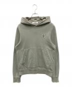 STONE ISLANDストーンアイランド）の古着「ロゴプルオーバーパーカー」｜カーキ