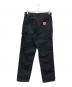 CarHartt (カーハート) DOUBLE KNEE PANT ブラック サイズ:W30：16000円