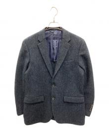BROOKS BROTHERS×Harris Tweed（ブルックスブラザーズ×ハリスツイード）の古着「ヘリンボーンツイードジャケット」｜ネイビー