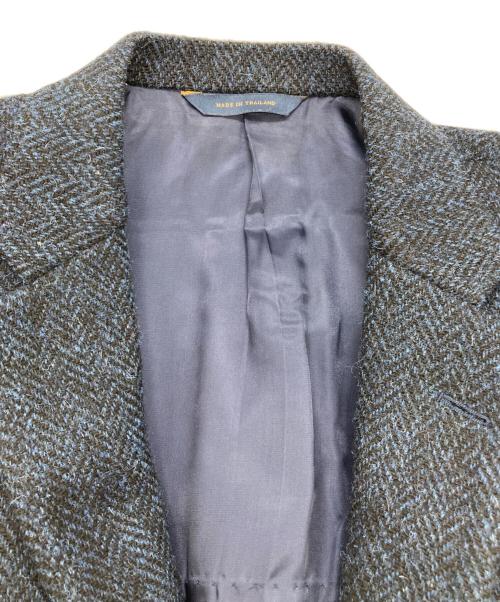 BROOKS BROTHERS（ブルックスブラザーズ）BROOKS BROTHERS (ブルックスブラザーズ) Harris Tweed (ハリスツイード) ヘリンボーンツイードジャケット ネイビー サイズ:39Sの古着・服飾アイテム