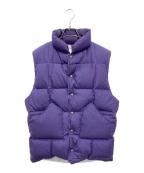 ）の古着「sierra designs beams plus kaptain sunshine ダウンベスト」｜パープル