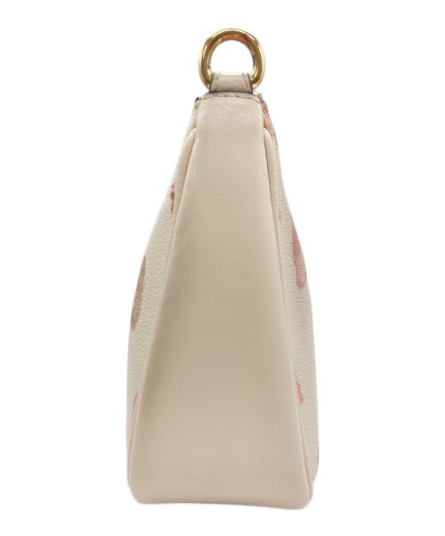 COACH（コーチ）COACH (コーチ) テリ ショルダー バッグ・フローラル プリント アイボリーの古着・服飾アイテム