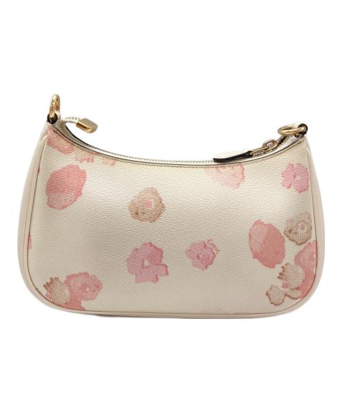COACH（コーチ）COACH (コーチ) テリ ショルダー バッグ・フローラル プリント アイボリーの古着・服飾アイテム