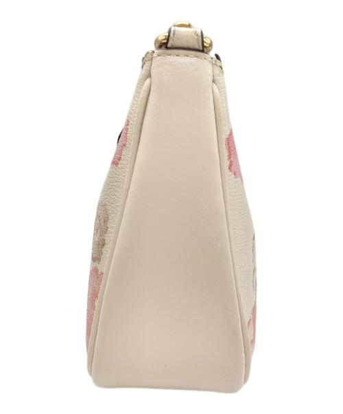 COACH（コーチ）COACH (コーチ) テリ ショルダー バッグ・フローラル プリント アイボリーの古着・服飾アイテム