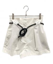 3.1 phillip lim（スリーワンフィリップリム）の古着「Origami-Pleated Short Pants」｜ホワイト