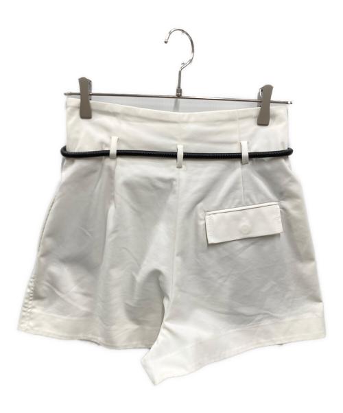 3.1 phillip lim（スリーワンフィリップリム）3.1 phillip lim (スリーワンフィリップリム) Origami-Pleated Short Pants ホワイトの古着・服飾アイテム