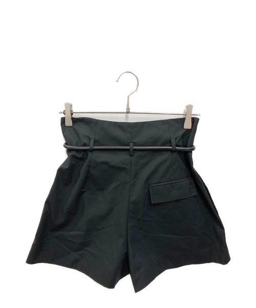 3.1 phillip lim（スリーワンフィリップリム）3.1 phillip lim (スリーワンフィリップリム) Origami-Pleated Short Pants ブラックの古着・服飾アイテム