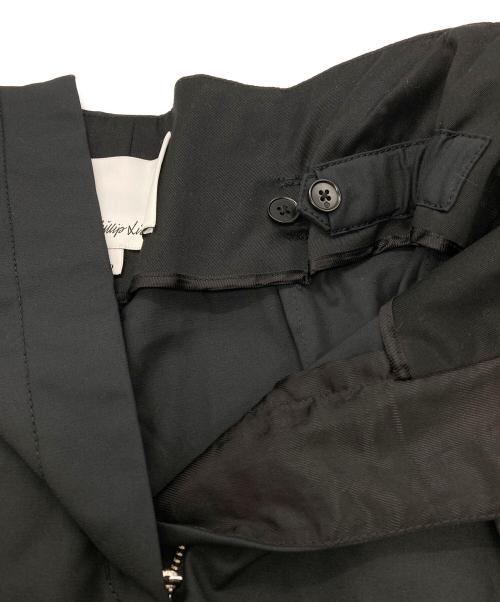 3.1 phillip lim（スリーワンフィリップリム）3.1 phillip lim (スリーワンフィリップリム) Origami-Pleated Short Pants ブラックの古着・服飾アイテム